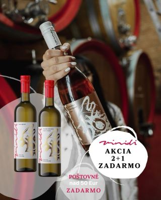 Milí priatelia vína, pripravili sme pre Vás špeciálnu akciu! 👉 Pri kúpe 2 fliaš vína získate 3. fľašu zadarmo. 🚚 A ak Vaša...