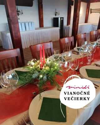 Vo Vinidi sa už rozbehla vianočná atmosféra! 💫 Prvé firemné večierky máme úspešne za sebou a nálada je fantastická — vôňa...