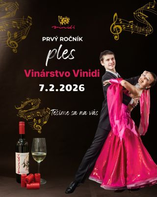✨ Ples vo Vinidi – už 7. februára 2026! ✨ Po úspešnom nultom ročníku vás pozývame na jeho prvý ročník. Pripravte si...